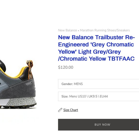 New Balance Gray and Yellow Athletic Shoes - Picture 9 of 12